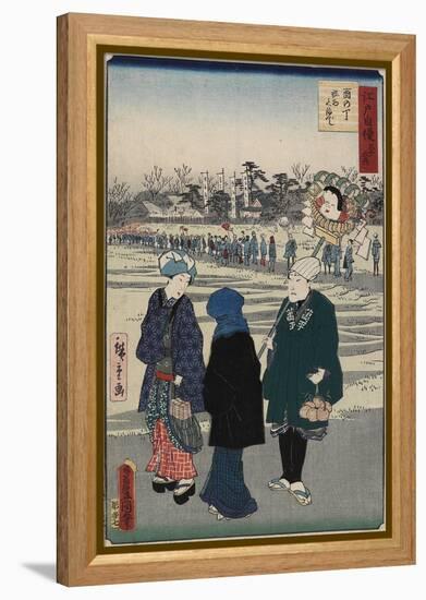 Shrine Fair on the Days of the Rooster, July 1864-null-Framed Premier Image Canvas