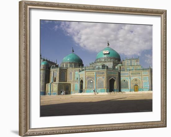 Shrine of Hazrat Ali, Who was Assassinated in 661, Mazar-I-Sharif, Afghanistan-Jane Sweeney-Framed Photographic Print