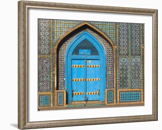 Shrine of Hazrat Ali, Who was Assassinated in 661, Mazar-I-Sharif, Balkh Province, Afghanistan-Jane Sweeney-Framed Photographic Print