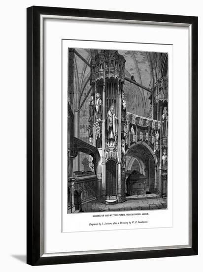 Shrine of Henry V, Westminster Abbey, 1843-J Jackson-Framed Giclee Print