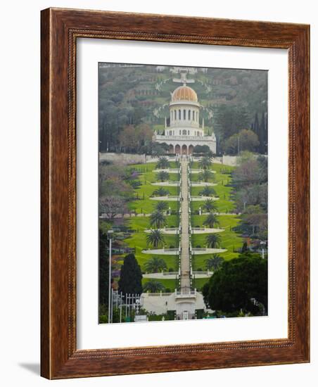 Shrine of the Bab, Bahai Gardens, Haifa, Israel, Middl Eeast-Michael DeFreitas-Framed Photographic Print