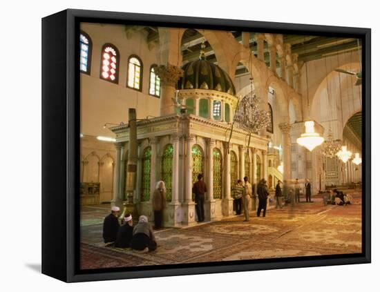 Shrine of the Head of John the Baptist Inside Umayyad Mosque Dating from 705 AD, Damascus, Syria-Ken Gillham-Framed Premier Image Canvas