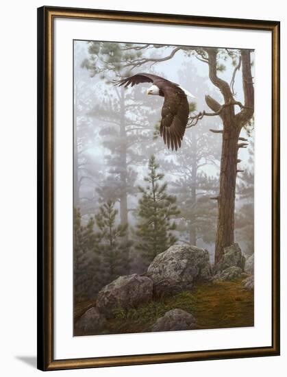 Shrouded Forest (detail)-Daniel Smith-Framed Art Print