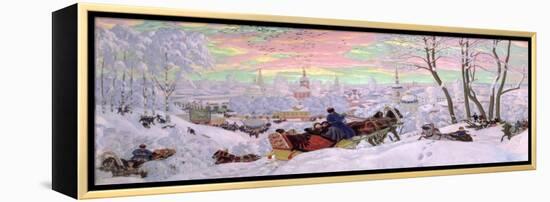 Shrove-Tide, 1916-Boris Kustodiyev-Framed Premier Image Canvas