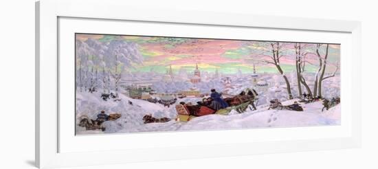 Shrove-Tide, 1916-Boris Kustodiyev-Framed Giclee Print