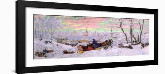 Shrove-Tide, 1916-Boris Kustodiyev-Framed Giclee Print