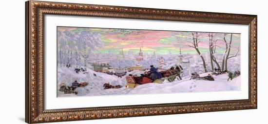 Shrove-Tide, 1916-Boris Kustodiyev-Framed Giclee Print