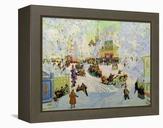 Shrove-Tide, 1919-Boris Kustodiyev-Framed Premier Image Canvas