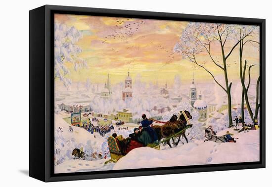 Shrovetide, 1916-Boris Michaylovich Kustodiev-Framed Premier Image Canvas