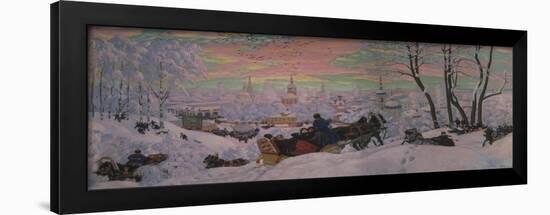 Shrovetide, 1916-Boris Michaylovich Kustodiev-Framed Giclee Print