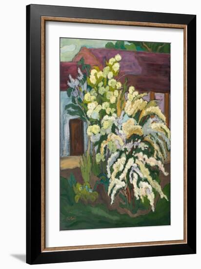 Shrubbery In Bloom, 2011-Marta Martonfi-Benke-Framed Giclee Print