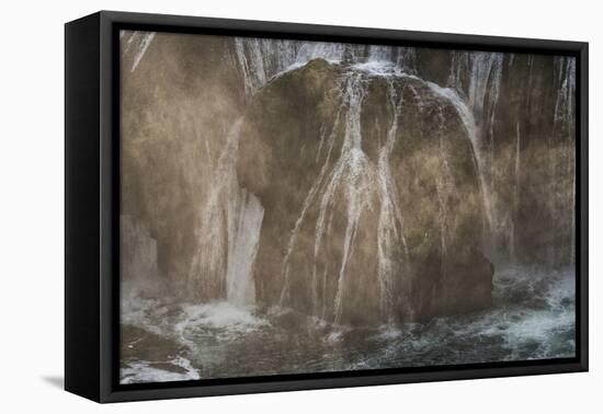 Štrba?ki Buk, Una NP. Štrba?ki Buk Waterfalls Una River, Borders Bosnia, Herzegovina & Croatia-Karine Aigner-Framed Premier Image Canvas