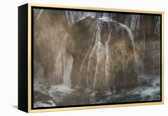 Štrba?ki Buk, Una NP. Štrba?ki Buk Waterfalls Una River, Borders Bosnia, Herzegovina & Croatia-Karine Aigner-Framed Premier Image Canvas