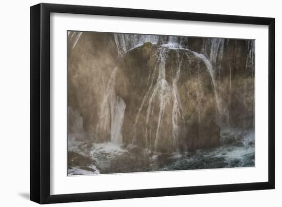 Štrba?ki Buk, Una NP. Štrba?ki Buk Waterfalls Una River, Borders Bosnia, Herzegovina & Croatia-Karine Aigner-Framed Photographic Print