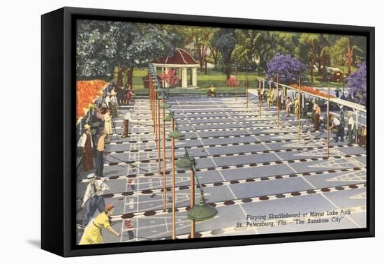 Shufffleboard, St. Petersburg, Florida-null-Framed Stretched Canvas