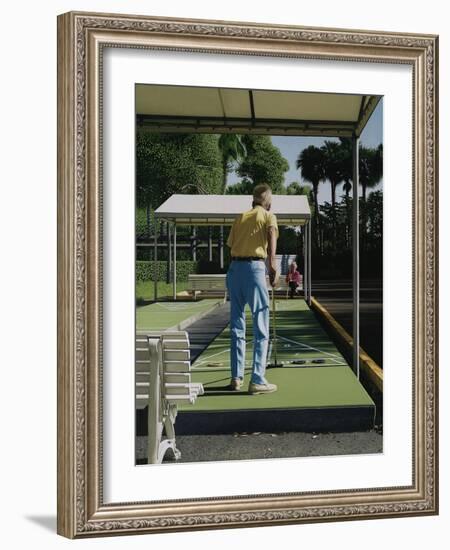 Shuffle Board, 2012-Max Ferguson-Framed Giclee Print