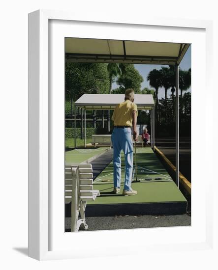 Shuffle Board, 2012-Max Ferguson-Framed Giclee Print