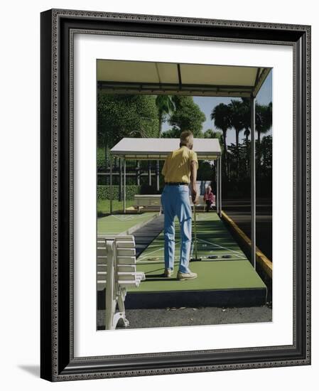 Shuffle Board, 2012-Max Ferguson-Framed Giclee Print