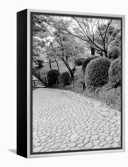 Shukkei-En Garden Detail, Japan-Walter Bibikow-Framed Premier Image Canvas