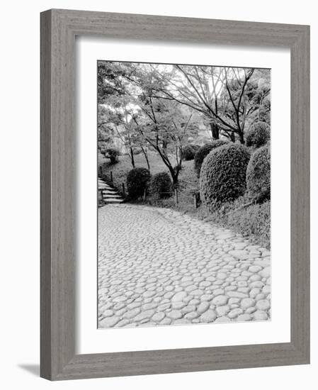 Shukkei-En Garden Detail, Japan-Walter Bibikow-Framed Photographic Print