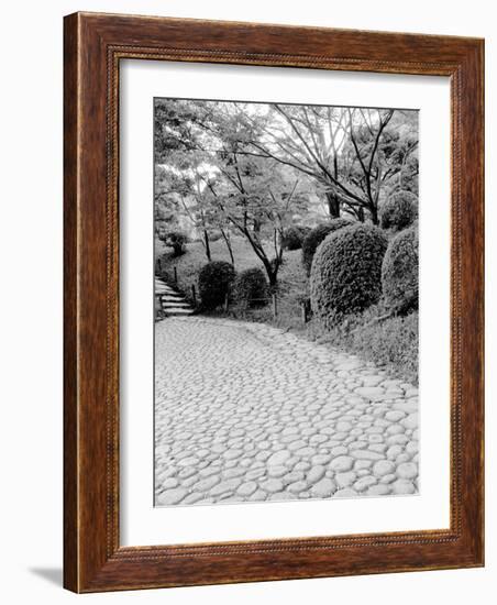 Shukkei-En Garden Detail, Japan-Walter Bibikow-Framed Photographic Print