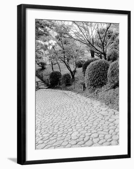 Shukkei-En Garden Detail, Japan-Walter Bibikow-Framed Photographic Print