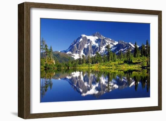 Shuksan Reflections I-Douglas Taylor-Framed Photographic Print