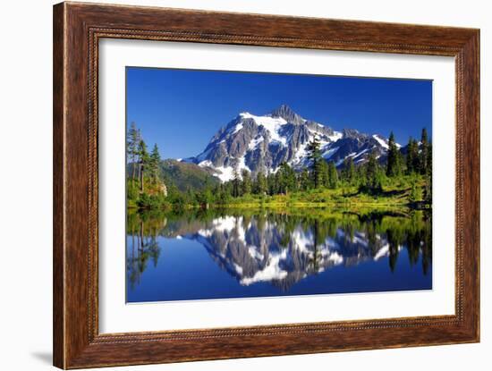 Shuksan Reflections I-Douglas Taylor-Framed Photographic Print