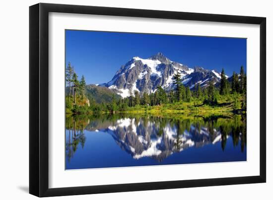 Shuksan Reflections I-Douglas Taylor-Framed Photographic Print