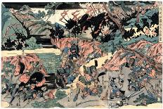 Japanese Samurai-Shuntei Katsukawa-Framed Giclee Print