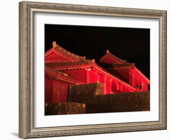 Shuri Castle by Night-null-Framed Photographic Print