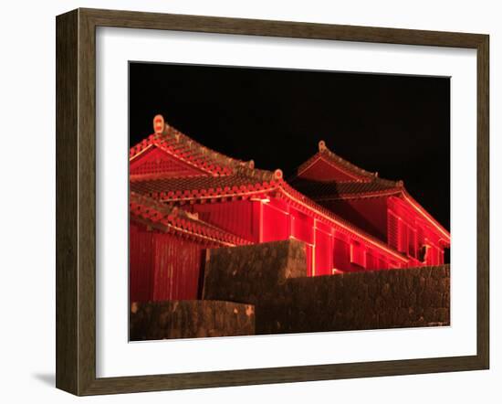 Shuri Castle by Night-null-Framed Photographic Print