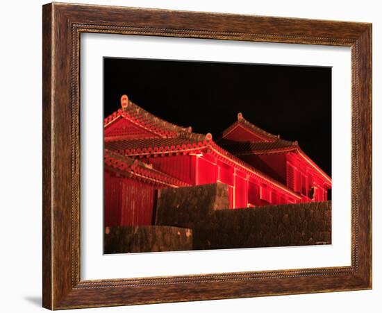 Shuri Castle by Night-null-Framed Photographic Print