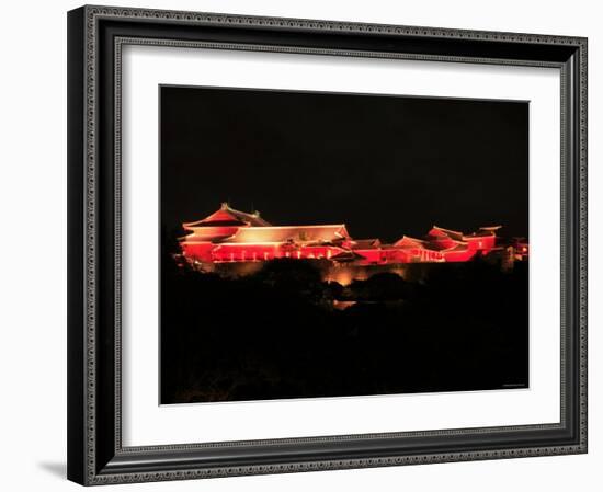 Shuri Castle by Night-null-Framed Photographic Print