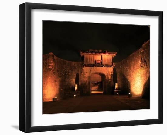 Shuri Castle by Night-null-Framed Photographic Print