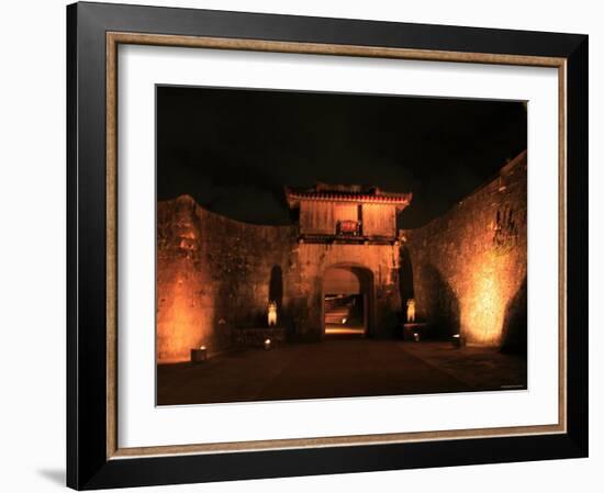 Shuri Castle by Night-null-Framed Photographic Print