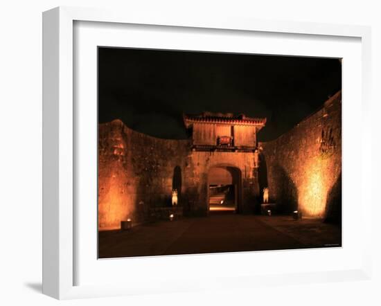 Shuri Castle by Night-null-Framed Photographic Print