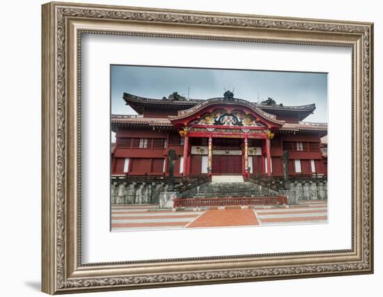 Shuri Castle, UNESCO World Heritage Site, Naha, Okinawa, Japan, Asia-Michael Runkel-Framed Photographic Print