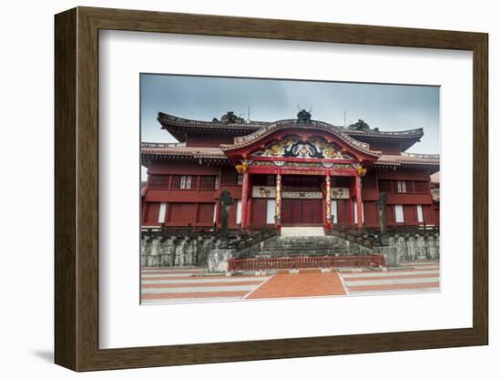 Shuri Castle, UNESCO World Heritage Site, Naha, Okinawa, Japan, Asia-Michael Runkel-Framed Photographic Print