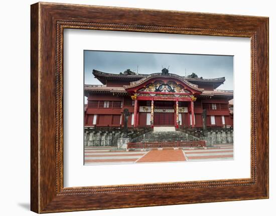 Shuri Castle, UNESCO World Heritage Site, Naha, Okinawa, Japan, Asia-Michael Runkel-Framed Photographic Print