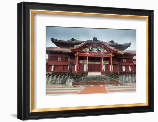 Shuri Castle, UNESCO World Heritage Site, Naha, Okinawa, Japan, Asia-Michael Runkel-Framed Photographic Print