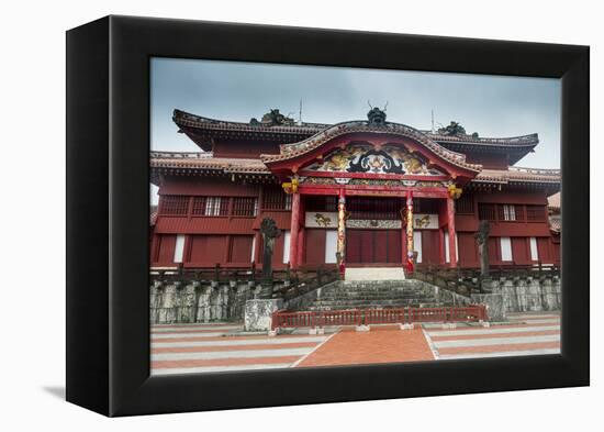 Shuri Castle, UNESCO World Heritage Site, Naha, Okinawa, Japan, Asia-Michael Runkel-Framed Premier Image Canvas