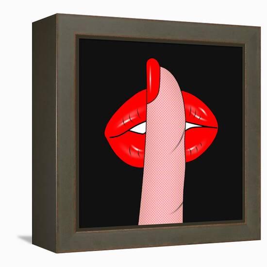 Shush-Mark Ashkenazi-Framed Premier Image Canvas