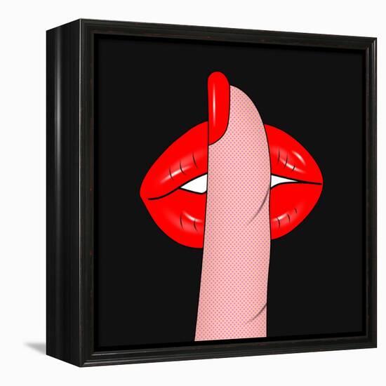 Shush-Mark Ashkenazi-Framed Premier Image Canvas