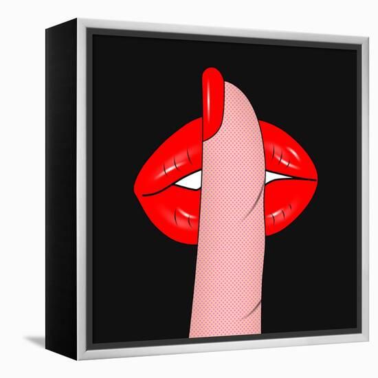 Shush-Mark Ashkenazi-Framed Premier Image Canvas