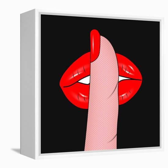 Shush-Mark Ashkenazi-Framed Premier Image Canvas