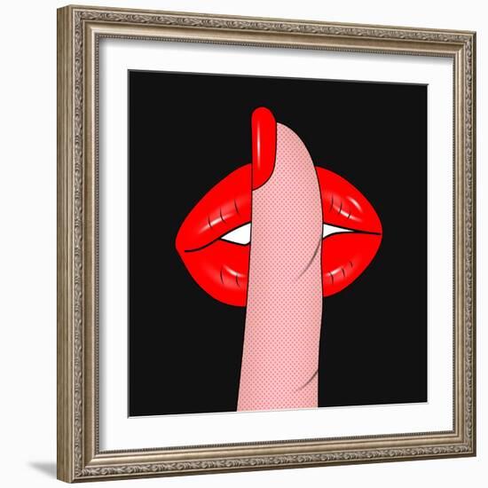 Shush-Mark Ashkenazi-Framed Giclee Print