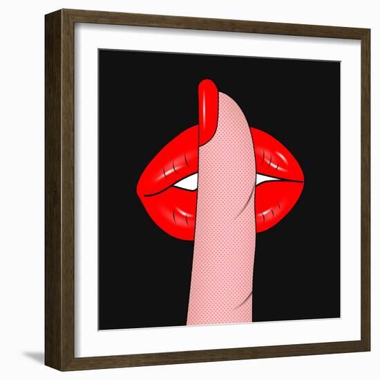 Shush-Mark Ashkenazi-Framed Giclee Print