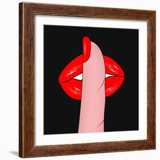 Shush-Mark Ashkenazi-Framed Giclee Print