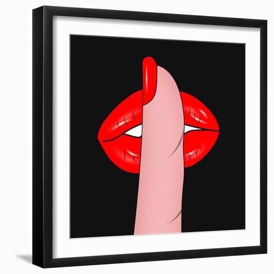 Shush-Mark Ashkenazi-Framed Giclee Print